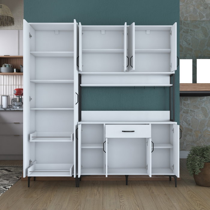 Hanah Home Armario Multiusos Blanco JE133 - 3054